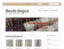 Tablet Screenshot of beadsbagan.com